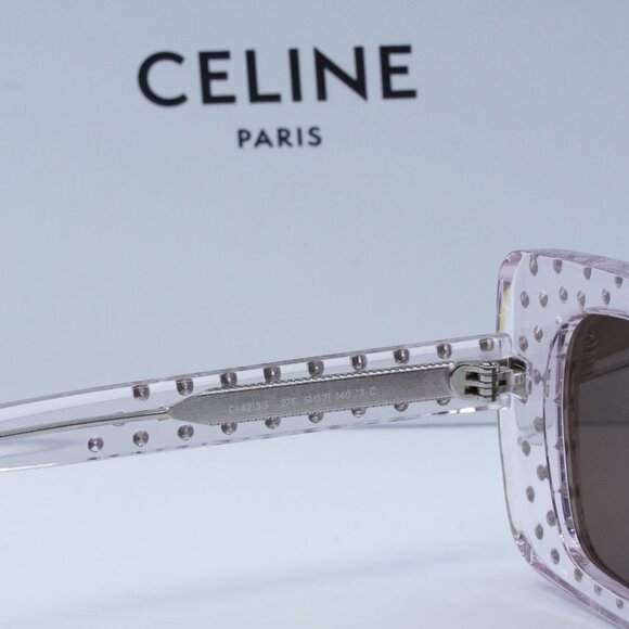 Final Price! Celine CL4213IS 27E Crystal/Brown Sunglasses main image 6